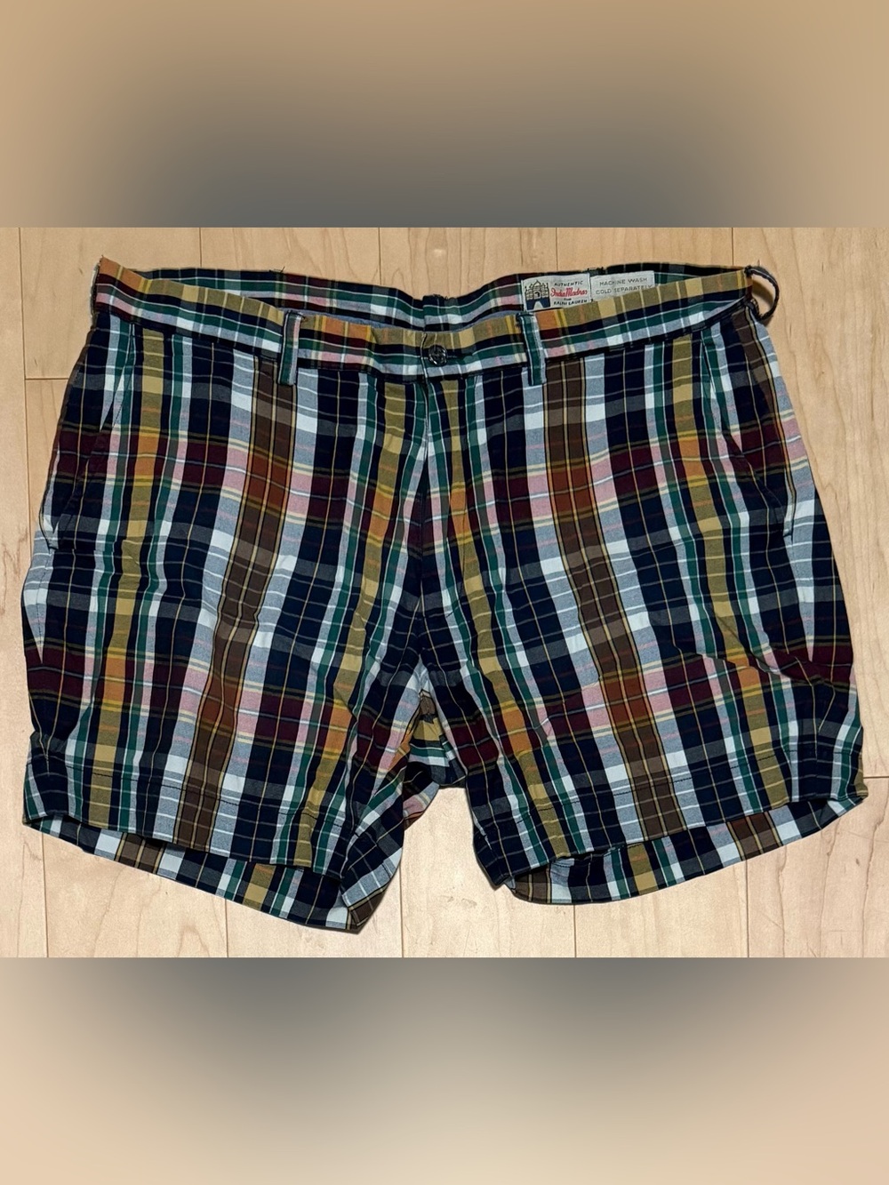 Polo Ralph Lauren India Madras Classic Fit 6” Shorts Multicolor Plaid Men’s 36*